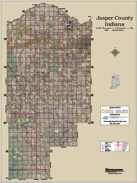 Indiana - Jasper maps are available in a variety of printed and digital formats to suit your needs. . Jasper county indiana gis